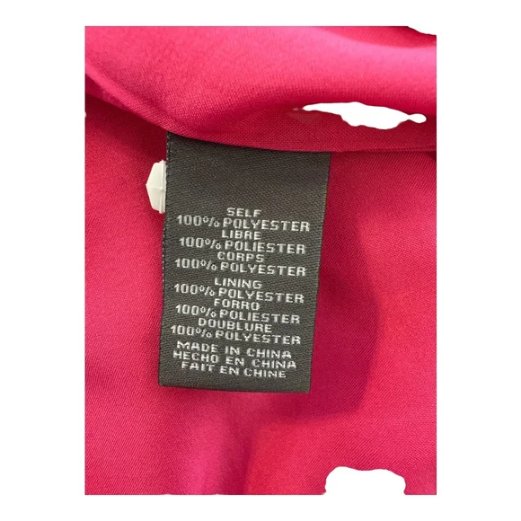 Vince Camuto women's Sleeveless Pleated Dress with Pockets, Hot Pink - Picture 6 of 7